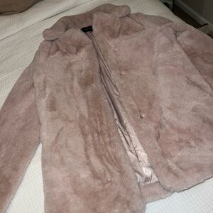 Tahari Women's Teddy Jacket in Soft Pink